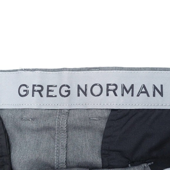 Greg Norman Pants Men's 38 X 30 Gray Slash Pockets Chino High-Rise Straight - Picture 5 of 8